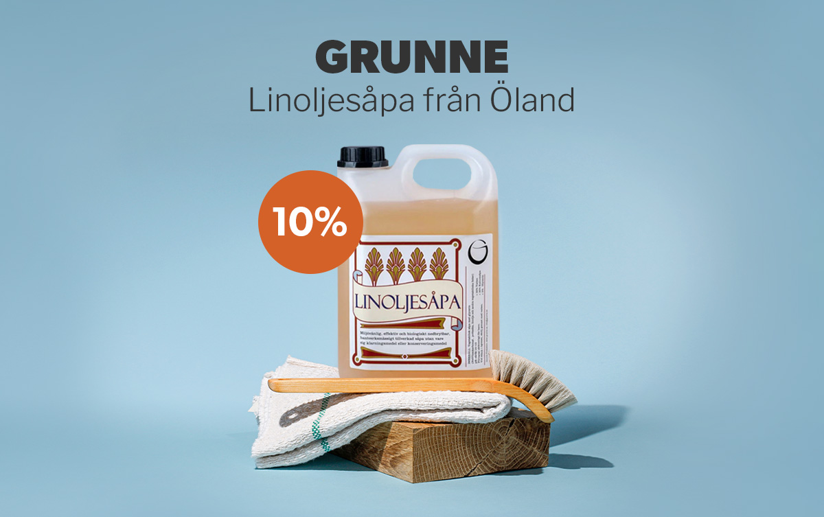 Kampanj linoljesåpa från Grunnel