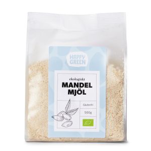 Happy Green Ekologiskt Mandelmjöl 500 gram – Glutenfritt