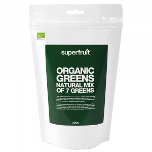 Superfruit Organic Greens pulver, 300g ekologisk