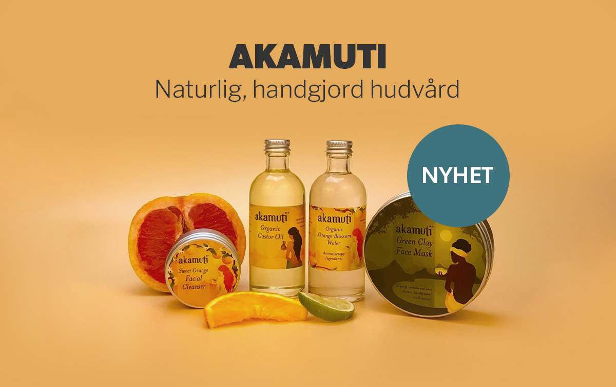 Nyheter naturlig hudvård från Akamuti